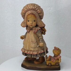 ANRI Playtime by Sarah Kay Girl, Pull toy & Doll Vintage Limited Edition Figure